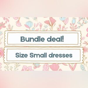 4 Sundresses size small bundle deal